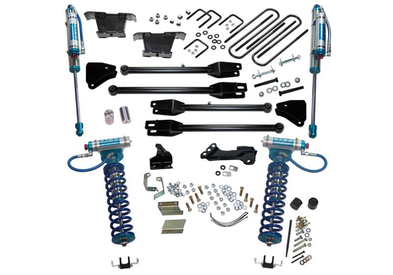 Superlift 11-16 Ford F-250 SuperDuty 4WD 4in Lift Kit w/ 4-Link Conv / King Coilovers & Rear Shocks K236KG Main Image