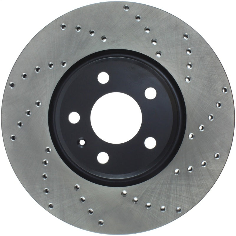 StopTech Sport Cryo Cross Drilled Brake Rotor; Rear Right