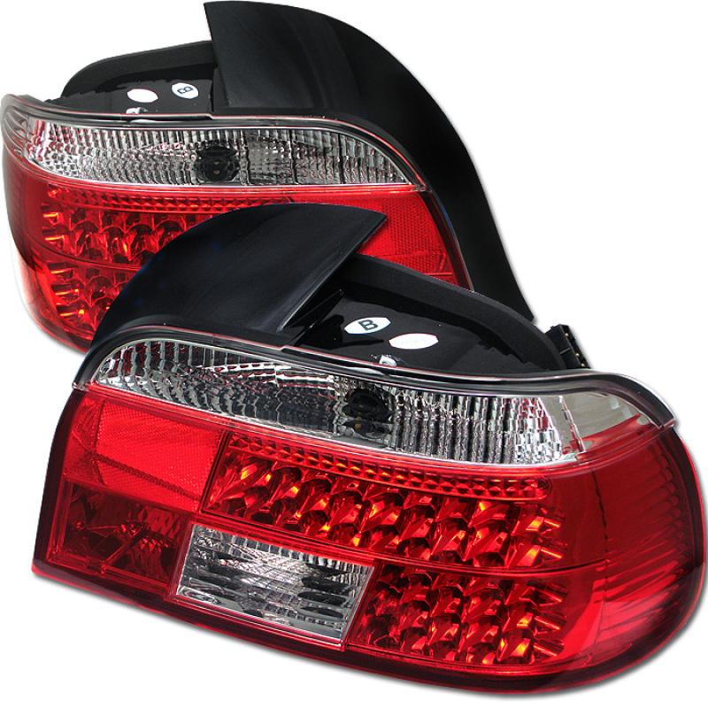 Spyder BMW E39 5-Series 97-00 LED Tail Lights Red Clear ALT-YD-BE3997-LED-RC 5000675 Main Image