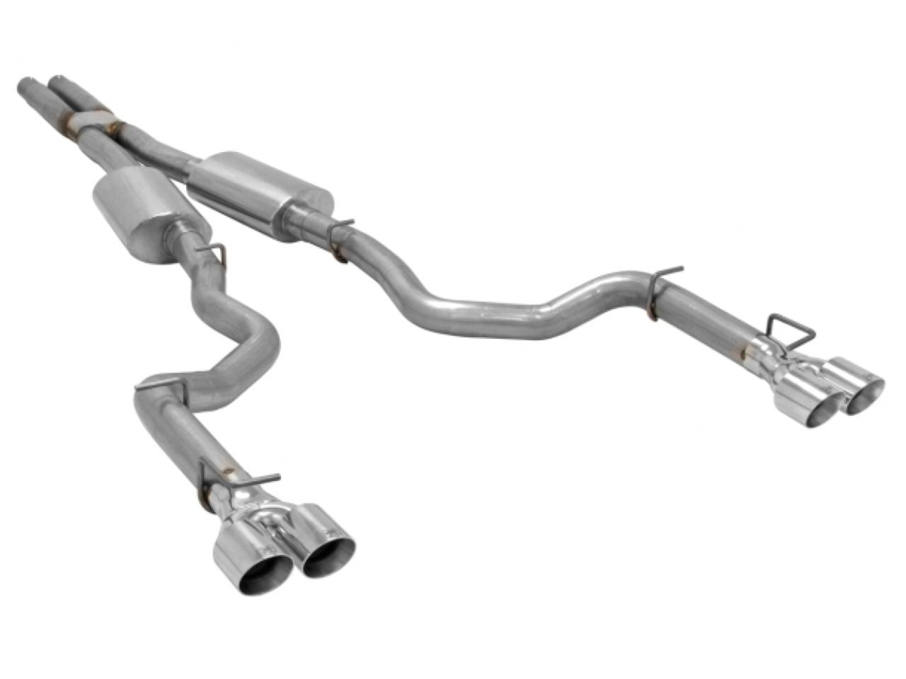 Hurst Shifters Cat-back Exhaust System Dual DOR 304S Mod/Agg Sound Straight