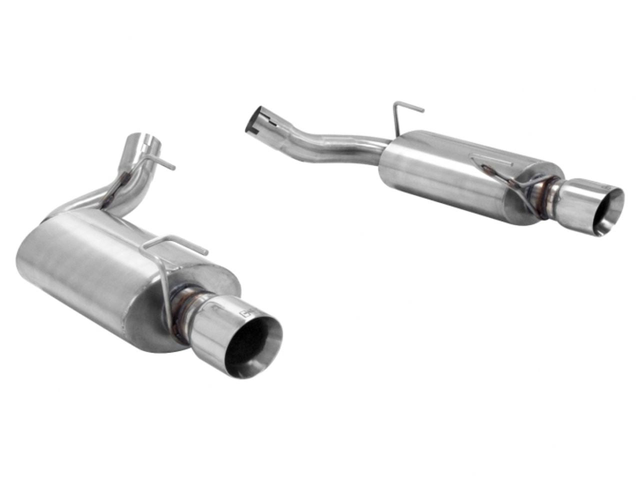 Hurst Shifters Axle-back Exhaust System Dual DOR 304S Moderate Sound Lamina