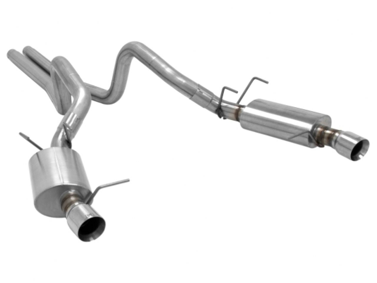 Hurst Shifters Cat-back Exhaust System Dual DOR 304S Mod/Agg Sound Straight