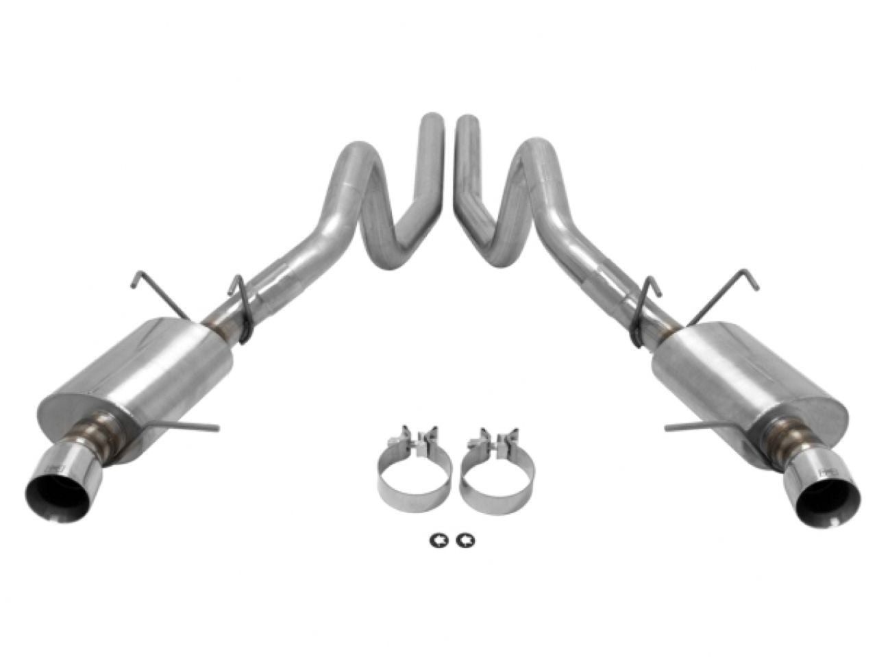 Hurst Shifters Cat-back Exhaust System Dual DOR 304S Mod/Agg Sound Straight