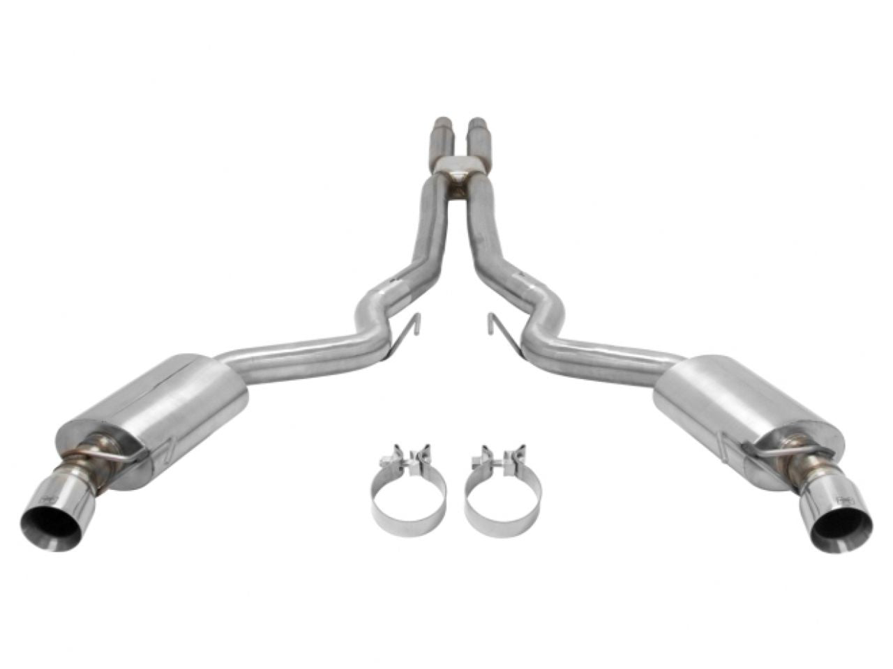 Hurst Shifters Cat-back Exhaust System Dual DOR 304S Mod/Agg Sound Mandrel