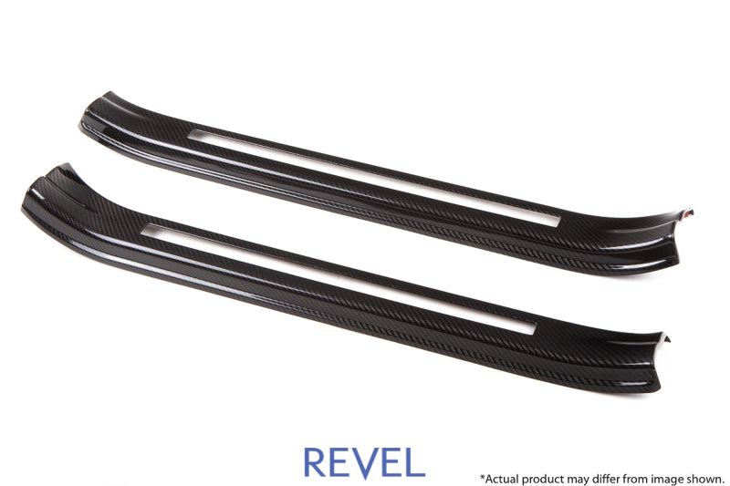 Revel GT Dry Carbon Door Sill Covers (Left & Right) 15-18 Subaru WRX/STI - 2 Pieces 1TR4GT0AS07