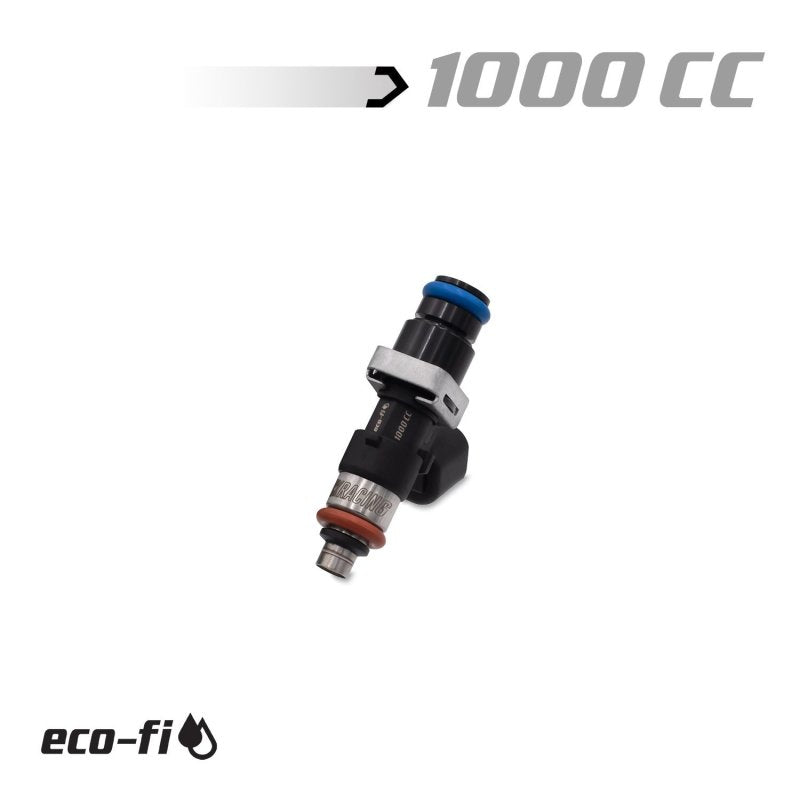 BLOX Racing Eco-Fi Street Injectors 1000cc/min w/1/2in Adapter Honda K Series (Single Injector) BXEF-04914.14.K-1000-SP