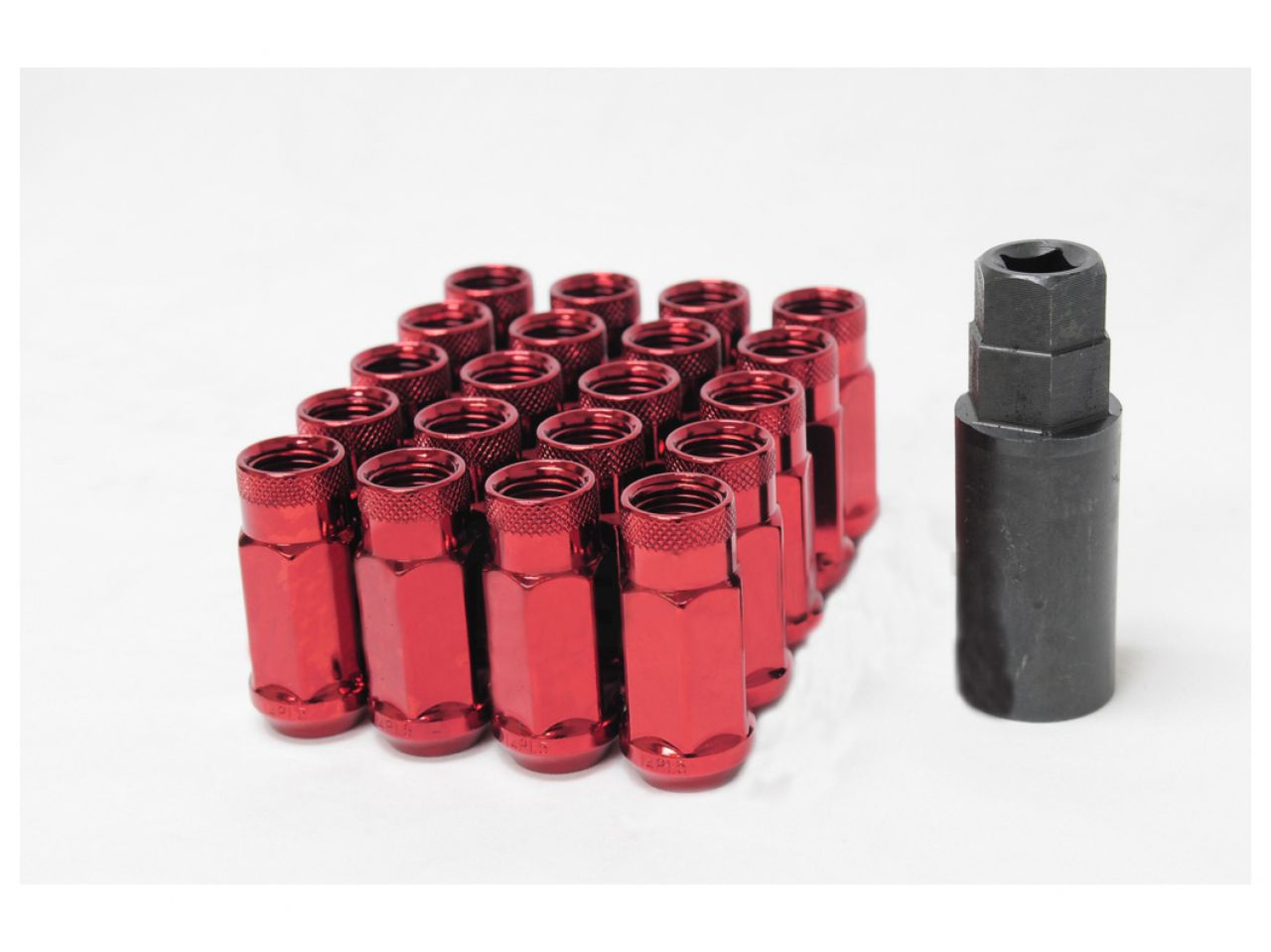 Monster Lug Wheel Mate  Nut Caps - Red 14x1.50