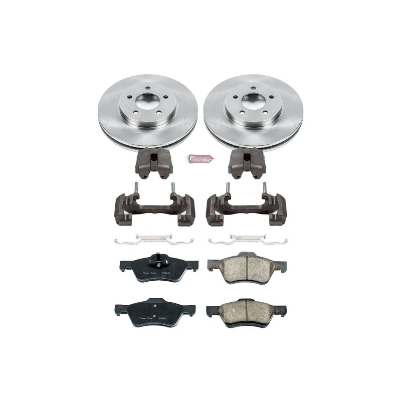 PowerStop PSB Autospecialty Kit w/Cals Brakes, Rotors & Pads Brake Kits - OE main image