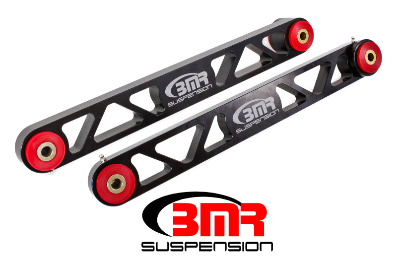 BMR 05-14 S197 Mustang Billet Aluminum Lower Control Arms (Polyurethane) - Black Anodized ACA004