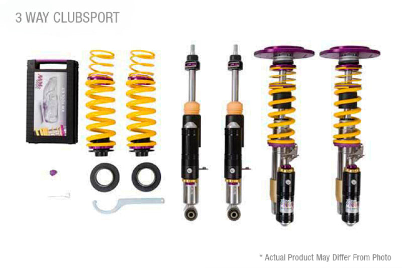 KW Porsche 911 996 GT3 RS Clubsport Coilover Kit 3-Way 39771217