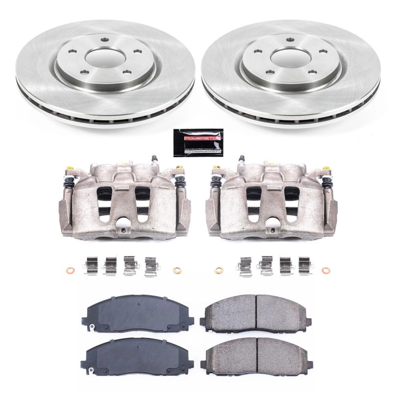 PowerStop PSB Autospecialty Kit w/Cals Brakes, Rotors & Pads Brake Kits - OE main image