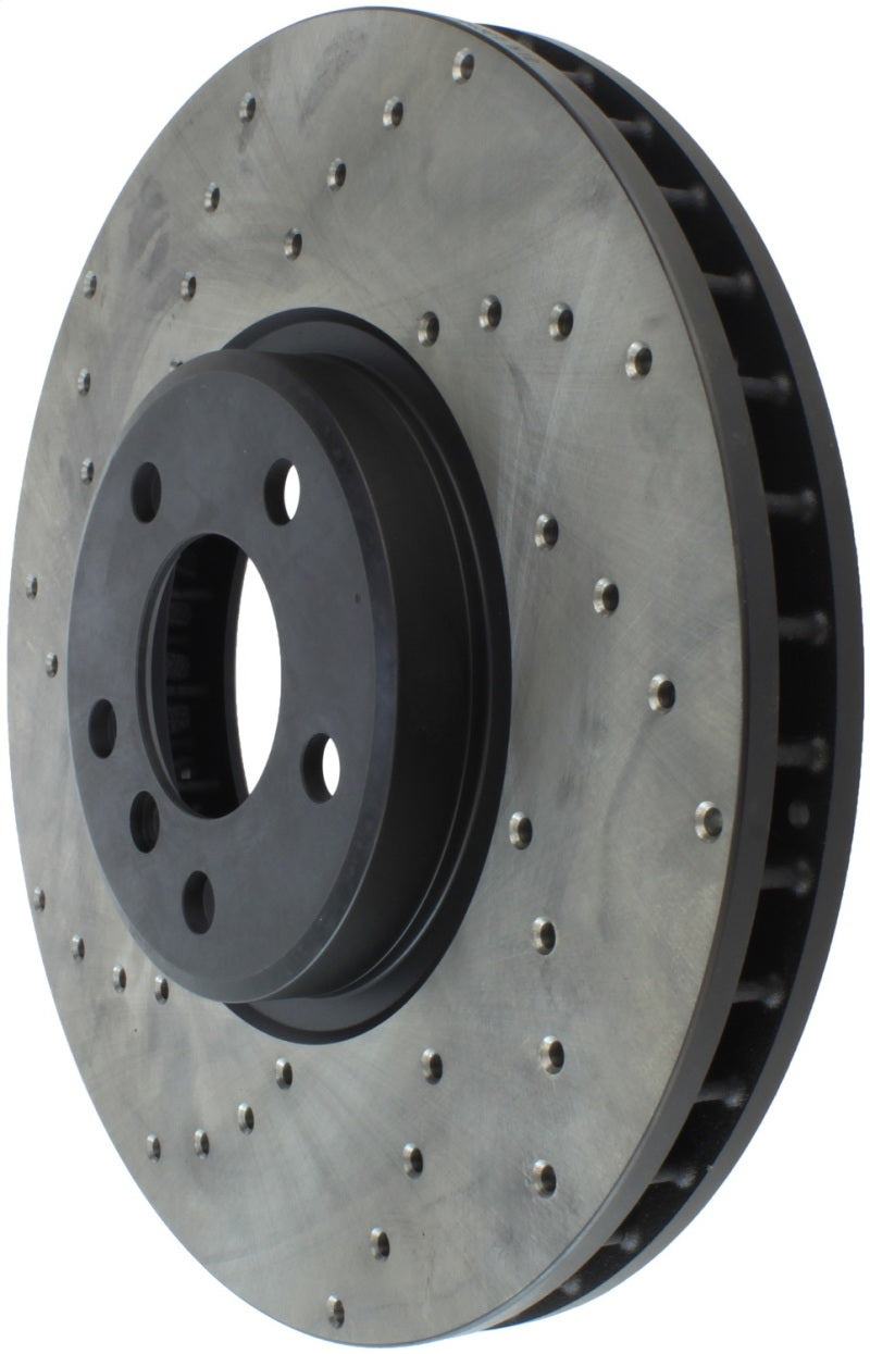 StopTech Sport Cryo Cross Drilled Brake Rotor; Rear Left