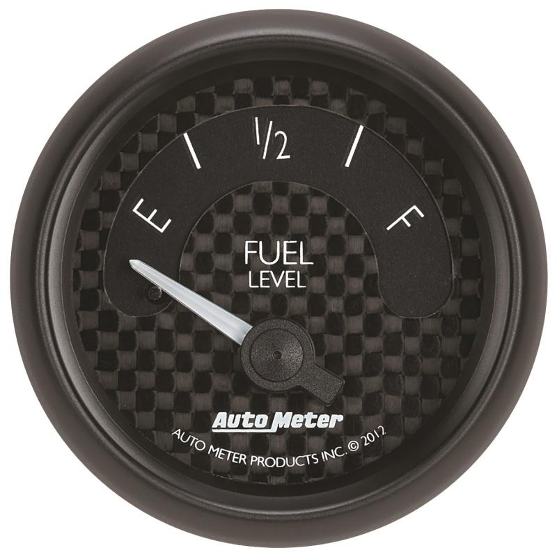 Autometer GT Series 52mm Short Sweep Electronic 240-33 ohms Fuel Level (For use w/ 3262) 8016 Main Image