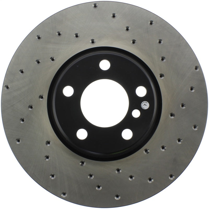 StopTech Sport Cryo Cross Drilled Brake Rotor; Rear Left