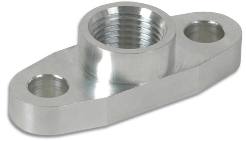 Vibrant Aluminum Oil Flange for GT32-GT55R (Tapped - 1/2" NPT)