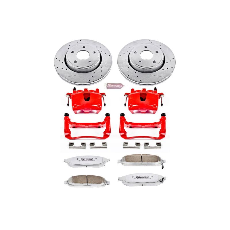 PowerStop PSB Z26 Street Kit w/Cals Brakes, Rotors & Pads Brake Kits - Performance D&S main image