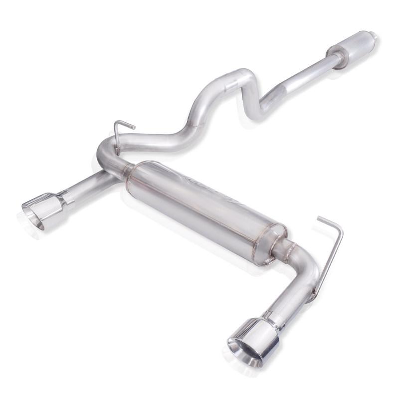 Stainless Works 2018+ Jeep Wrangler JL 304SS Factory Connect 2.5in Cat Back Exhaust System JPJLUCB Main Image