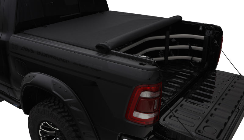 Lund 02-17 Dodge Ram 1500 (5.5ft. Bed) Genesis Elite Roll Up Tonneau Cover - Black 96865