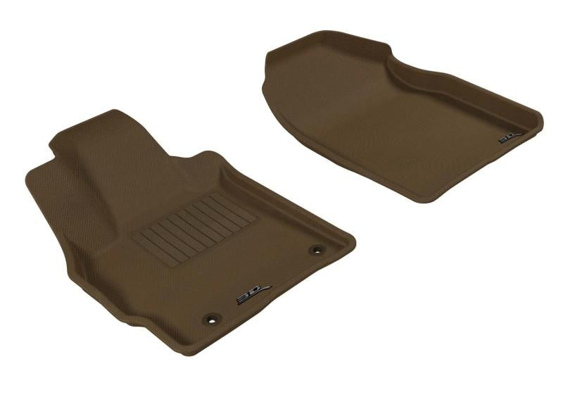 3D MAXpider 2007-2012 Mazda CX-7 Kagu 1st Row Floormat - Tan L1MZ01611502 Main Image