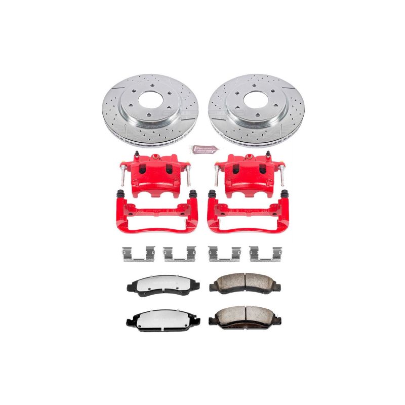 PowerStop PSB Z36 Truck & Tow Kit w/Cals Brakes, Rotors & Pads Brake Kits - Performance D&S main image