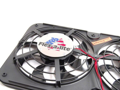 Flexalite   x-A-Lite 420 Dual 12 inch Puller Auto Electric Fans 2500 CFM