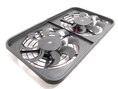 Flexalite   x-A-Lite 420 Dual 12 inch Puller Auto Electric Fans 2500 CFM
