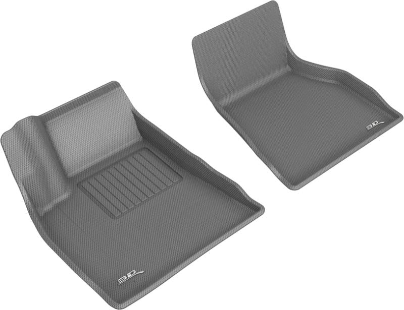 3D MAXpider 2015-2020 Tesla Model S Kagu 1st Row Floormat - Gray L1TL01311501 Main Image