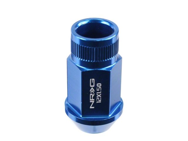 NRG Extended Racing M12 x 1.5 Lug Nut Set Blue