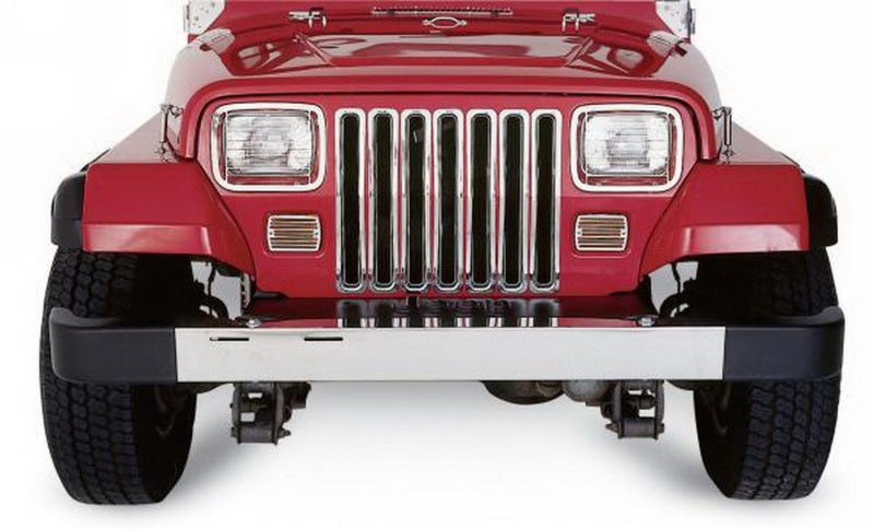 Rampage 1997-2006 Jeep Wrangler(TJ) Grille Inserts - Chrome 7511