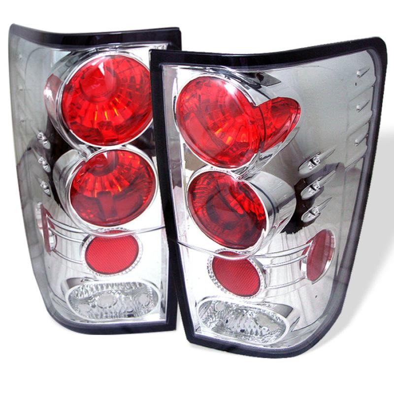 Spyder Nissan Titan 04-14 Euro Style Tail Lights Chrome ALT-YD-NTI04-C 5007032 Main Image