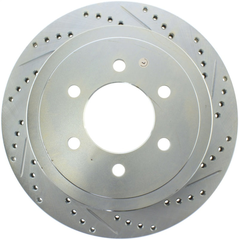 StopTech Select Sport 04-11 Ford F-150 SportStop Slotted & Drilled Rear Left Rotor 227.65102L