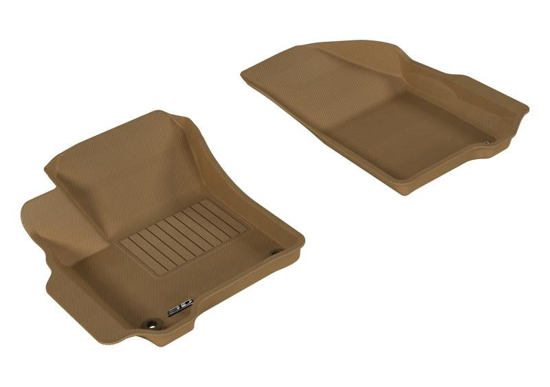 3D MAXpider 2012-2019 Dodge Journey Kagu 1st Row Floormat - Tan L1DG01211502 Main Image