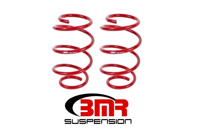 BMR 15-17 S550 Mustang Front Performance Version Lowering Springs - Red SP081R Main Image