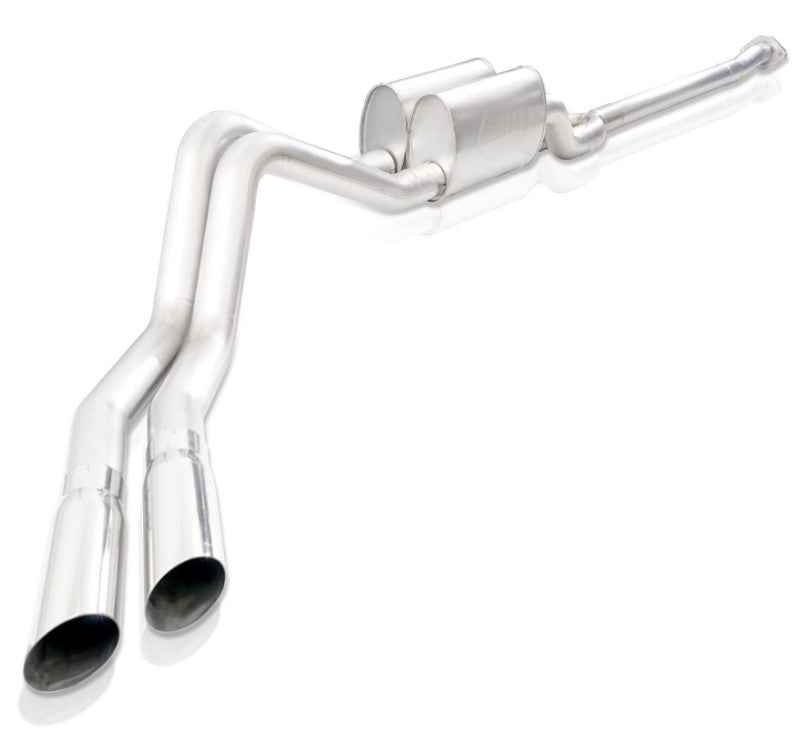 Stainless Works 15-19 Ford F150 5.0L Redline Side Exit Catback System w/ Dual 3.5in Polished Tips FT18CBYR