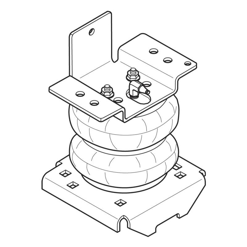 Firestone Ride-Rite Air Helper Spring Kit Rear 01-10 Chevy/GMC C2500HD/C3500HD Cab (W217602249) 2249 Main Image