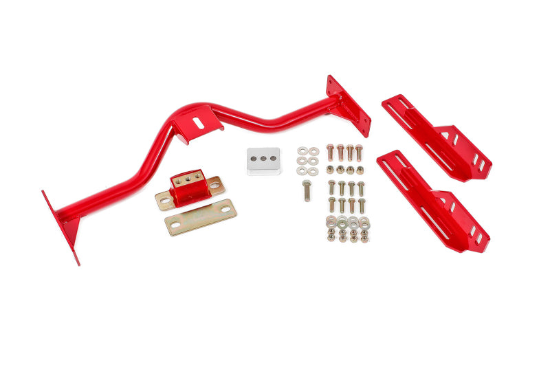 BMR 67-69 1st Gen F-Body Transmission Conversion Crossmember T56/TR6060/TH400/4L80E - Red TCC005R