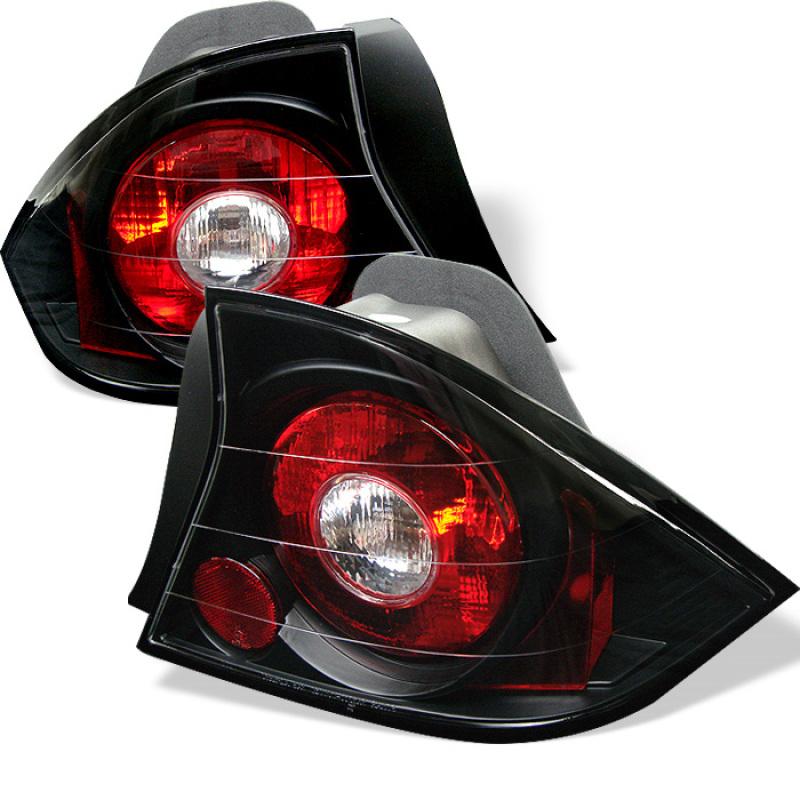 Spyder Honda Civic 01-03 2Dr Euro Style Tail Lights Black ALT-YD-HC01-2D-BK 5004369 Main Image