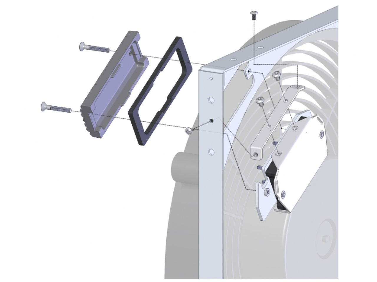 Derale PWM Single RAD Fan/Aluminum Shroud Assembly