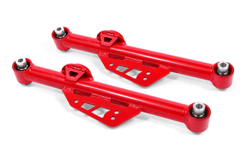 BMR 99-04 Mustang Non-Adj. Lower Control Arms w/ Spherical Bearings - Red TCA017R