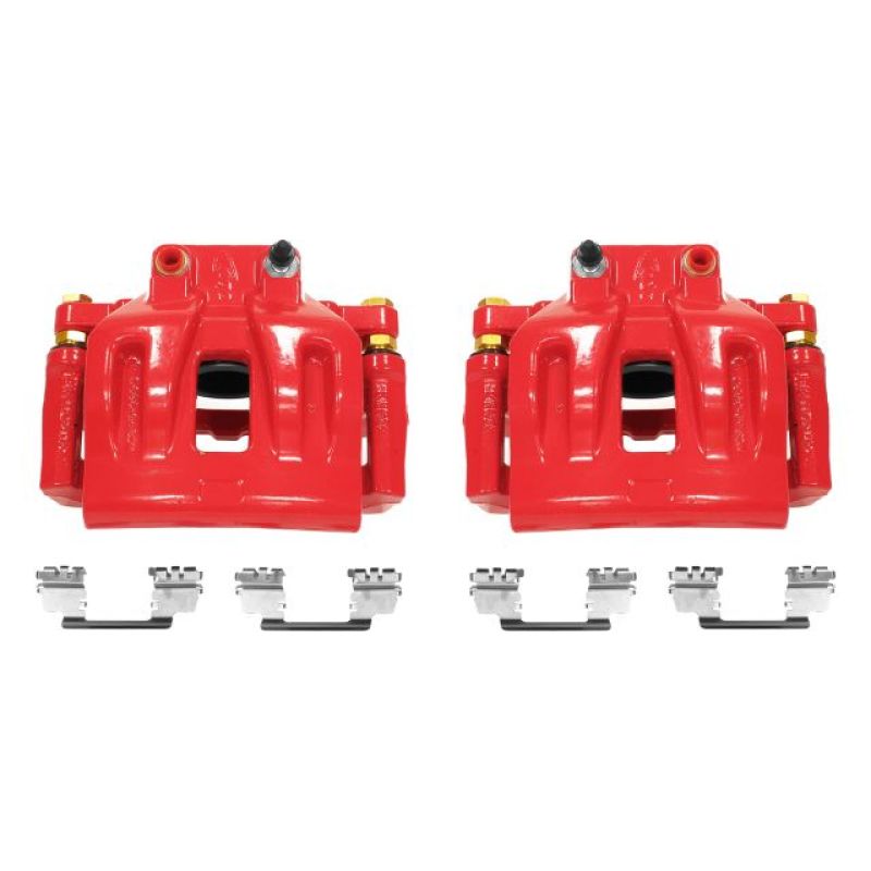 PowerStop PSB Red Calipers Brakes, Rotors & Pads Brake Calipers - Perf main image