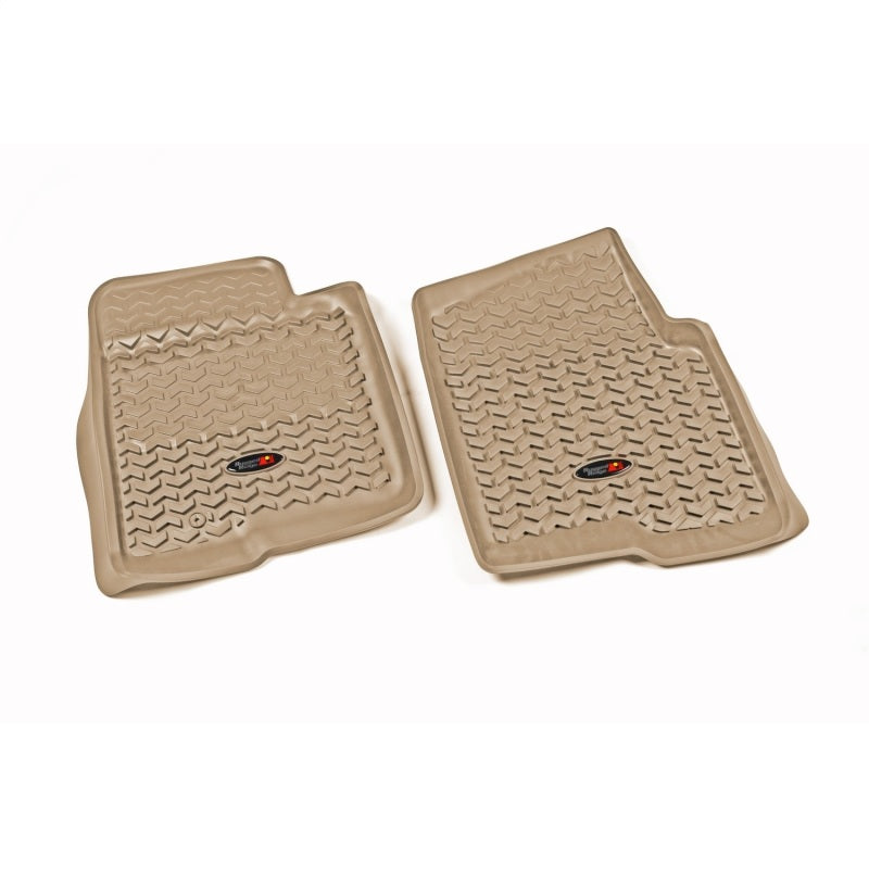 Rugged Ridge RUG Floor Liners - Tan Floor Mats Floor Mats - Rubber main image