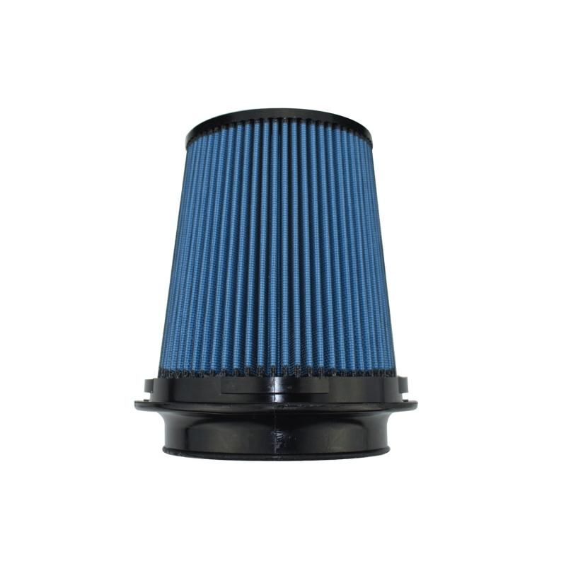 Injen NanoWeb Dry Air Filter 5.0in Filter Neck w/TwistLok/7.0in Base /5.0in Top w/Barb Fittings X-1093-BB Main Image