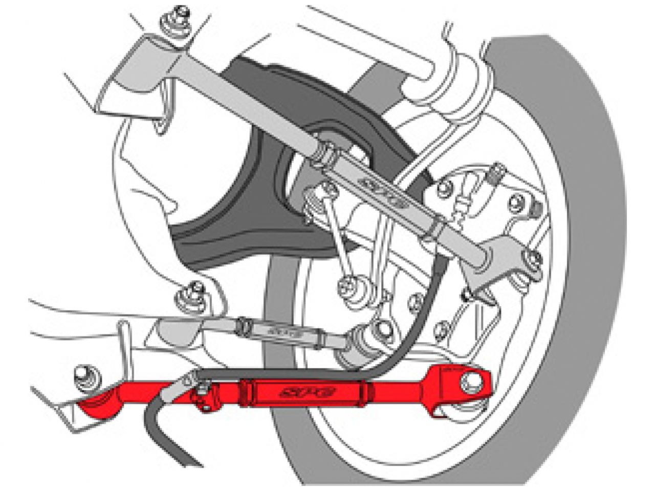 SPC Performance Rear Adjustable Trailing Arm Honda Accord and Acura TSX and TL