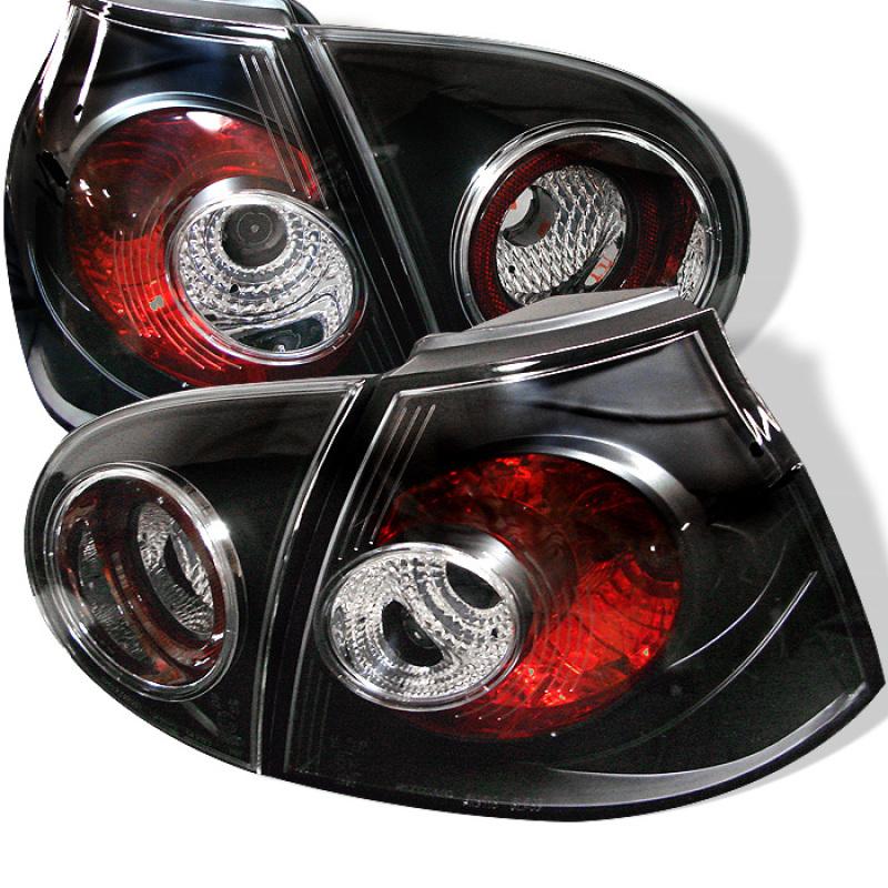 Spyder Volkswagen Golf V 06-09 Euro Style Tail Lights Black ALT-YD-VG03-BK 5008152 Main Image
