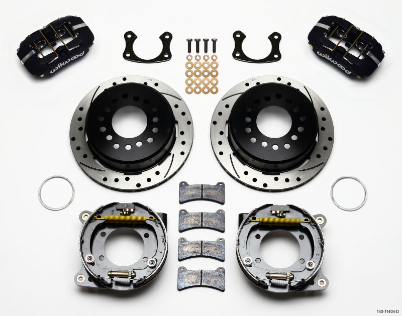 Wilwood FDP-LP 11.00" P-Brake Kit, Drilled, New Big Ford 2.50" Off,Front Mount