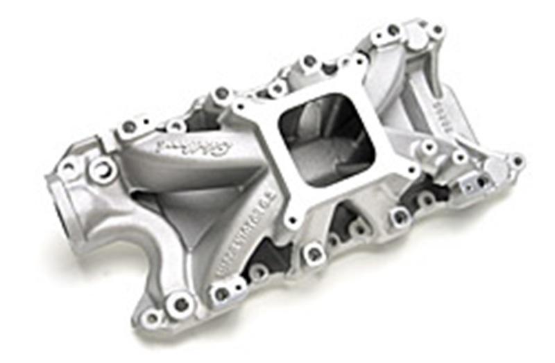 Edelbrock Intake Manifold Super Victor EFI Ford Windsor 8 2In Deck Block Polished Finish 292851 Main Image