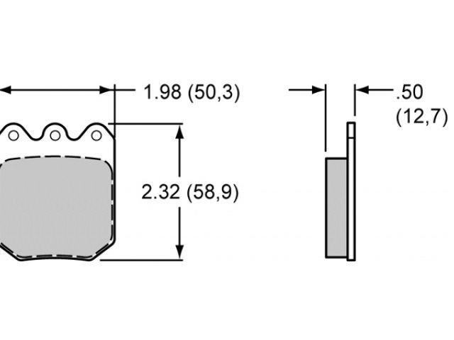 Wilwood Brake Pads 15B-9819K Item Image