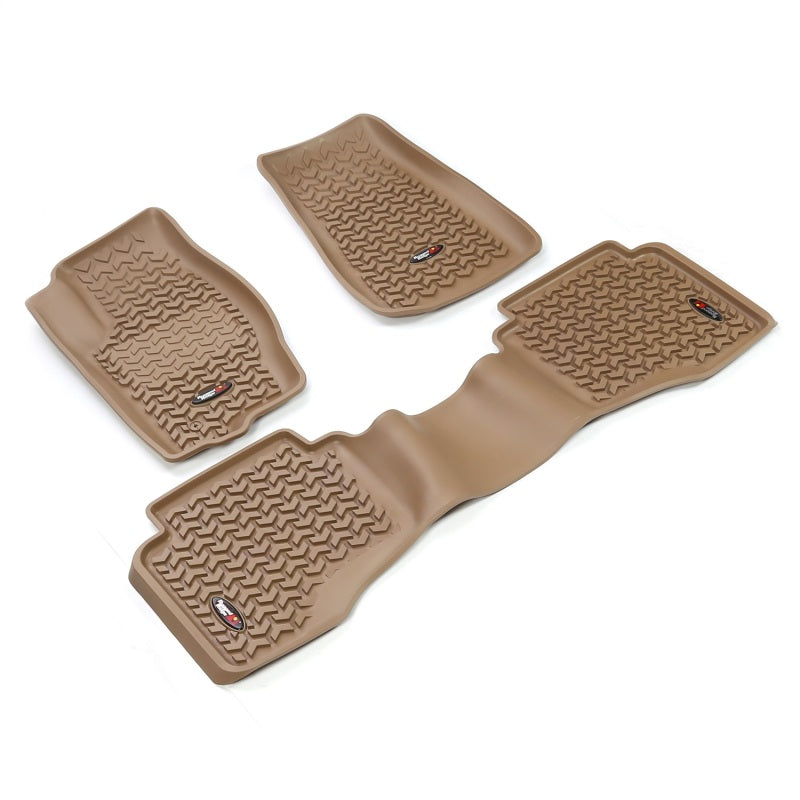 Rugged Ridge RUG Floor Liners - Tan Floor Mats Floor Mats - Rubber main image