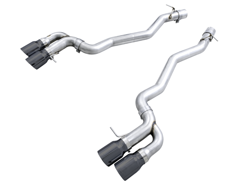 AWE Tuning 18-19 BMW F90 M5 Track Edition Axle-Back Exhaust- Black Diamond Tips 3020-43077