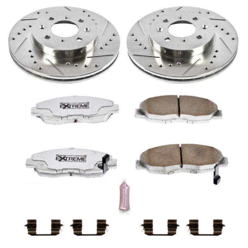 PowerStop PSB Z26 Street Warrior Kit Brakes, Rotors & Pads Brake Kits - Performance D&S main image